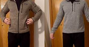PATAGONIA Men's Better Sweater Fleece Jacket vs Better Sweater 1/4-Zip Fleece