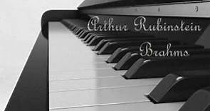 Arthur Rubinstein - Brahms Intermezzo Op. 118, No. 6, in E flat minor