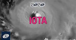 The Track of Hurricane Iota (2020)