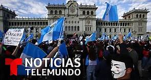 Continúa la crisis política en Guatemala y el gobierno muestra sus fisuras | Noticias Telemundo
