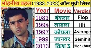 Mohnish Bahl all Movie list। Mohnish Bahl hit and Flop Moviees