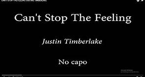 CAN'T STOP THE FEELING - JUSTINE TIMBERLAKE (Easy Chords and Lyrics)