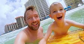 Father Son BOOGIE BOARDING!