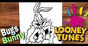 how to draw Bugs Bunny | step by step | Looney Tunes