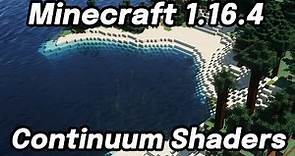 How to Install Continuum 2.0 Shaders and Optifine in Minecraft (1.16.4 / 1.16.5)