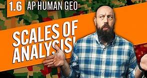 Understanding SCALES of ANALYSIS [AP Human Geography Review—Unit 1 Topic 6]