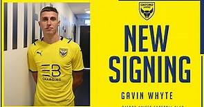 Gavin Whyte Rejoins Oxford United