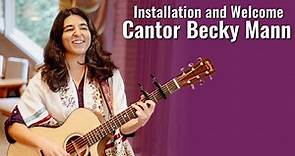 Installation and Welcome of Cantor Becky Mann | Oct 13, 2023