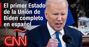 Discurso del estado de la Unión de Joe Biden en español. Míralo completo