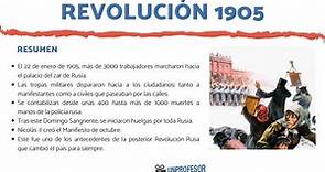 REVOLUCIÓN de 1905 o el Domingo Sangriento en Rusia - RESUMEN!!