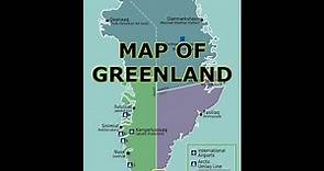 MAP OF GREENLAND