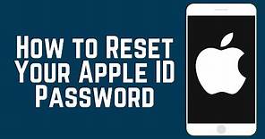 How to Reset Your Apple ID Password on iOS