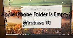 How to fix: Apple iPhone Folder is Empty - iPhone DCIM Fix for Photos - Windows