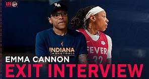 Emma Cannon 2023 Exit Interview | Indiana Fever