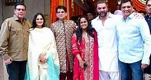 Arpita Khan, Sohail Khan, Alvira Khan With Husband Atul Agnihotri At Rrahul Kanal Wedding