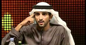 Sheikh Hamdan bin Mohammed AlMaktoum recites his latest poem at Dubai Poetry Forum 2011