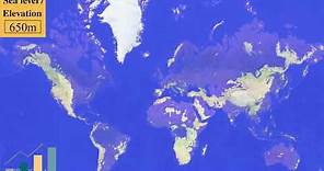 MAPA MUNDIAL DE INUNDACIONES: Nivel del mar (0 a 9000m)