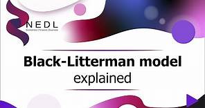 Black-Litterman model explained (Excel)
