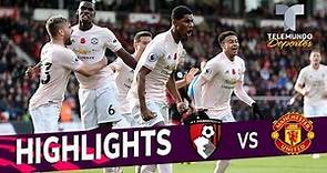 Bournemouth vs. Manchester United: 1-2 Goals & Highlights | Premier League | Telemundo Deportes