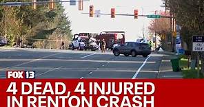 4 dead, 3 critically injured in Renton car crash | FOX 13 Seattle