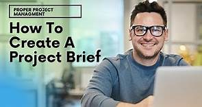 How To Create A Project Brief