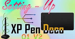 XP Pen Deco 01 V2 Setup and Installation || How to setup Pen Tablet PC