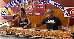 6ft long Roast Beef Sandwich challenge|24 pounds!|With Miki Sudo
