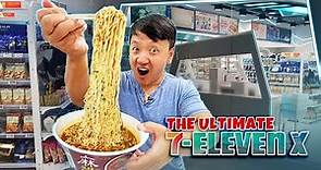 24 Hours Eating ONLY at the ULTIMATE "7-Eleven X" in Taipei Taiwan | MICHELIN STAR 7-Eleven Food