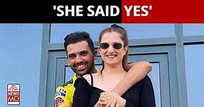 Deepak Chahar Proposes To Girlfriend After CSK's IPL Game | NewsMo