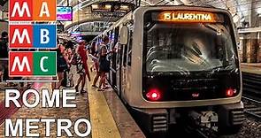 🇮🇹 Rome Metro - All the Lines (A - B - C) - Metro di Roma - Tutte le Linee (4K) (2020)
