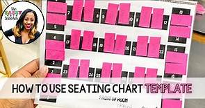 How to Use Editable Seating Chart Templates for Classroom