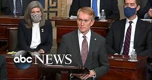 James Lankford delivers remarks on Capitol breach