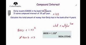 Compound Interest - Corbettmaths