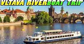 VLTAVA RIVER BOAT TRIP - Prague (4k)