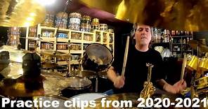 Todd Sucherman— Practicing short clips from the 2020/2021 home time Part 5