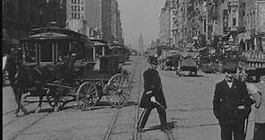 Historic film: Market Street 1906