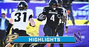 Purdue at Northwestern | Highlights | Big Ten Football | Nov. 18, 2023