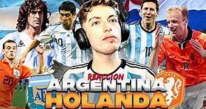REACCION A ARGENTINA-HOLANDA EN MUNDIALES (1978, 1994, 2006, 2014)