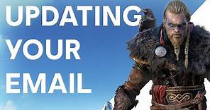 How to Update the Email Address on your Ubisoft Account