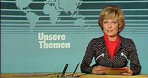 ARD-Tagesschau: Dagmar Berghoff - eine ihrer ersten Sendungen (18.06.1976)