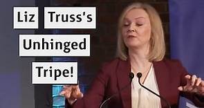 Liz Truss Delivers Unhinged Speech At 'Pop Con' Convention!