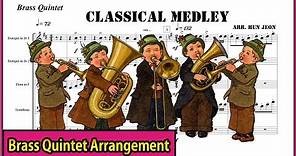 Classical Medley (Brass Quintet) Free sheet music arr. Hun Jeon 전훈 편곡