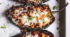 Southwest Stuffed Poblano Peppers