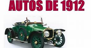 Autos del mundo, modelos de 1912