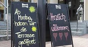 Die Restaurantterrassen in Liechtenstein haben wieder geöffnet.