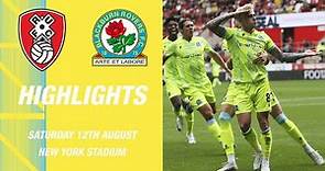 Highlights: Rotherham United v Blackburn Rovers