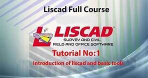 Liscad Full Course Tutorial No 01 for Beginners(introduction and basic tools)