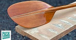 Lightweight Kayak Paddle from a Reclaimed Wooden Board