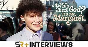 Aidan Wojtak-Hissong Talks Are You There God? It's Me, Margaret on Red Carpet