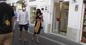 Massimiliano Allegri e Ambra Angiolini in vacanza a Capri